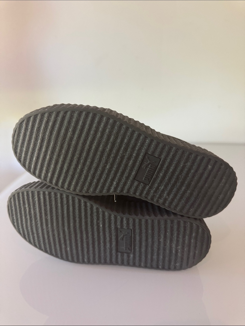 Puma x Fenty by Rihanna Creeper Velvet Glacier Gray Size 7 (EU 37.5) - Picture 12 of 14
